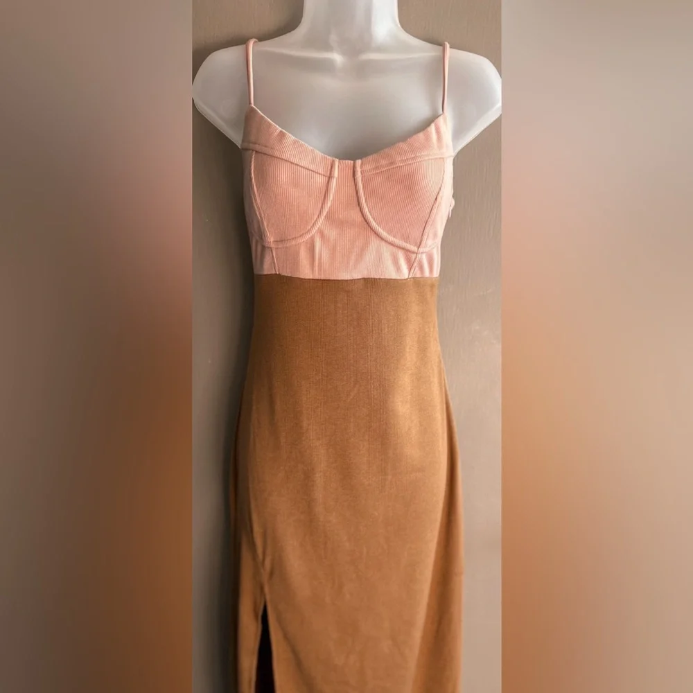 Line & Dot Maggie Bodycon Bustier Midi Dress Size Medium - Picture 7 of 8